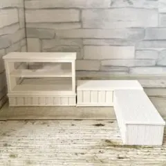 ミニチュア ショーケース カウンター⭐︎ドールハウス シルバニア