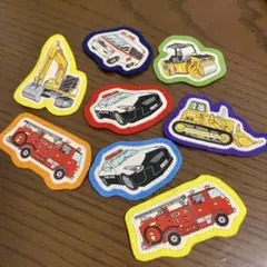 車ワッペン☆8枚セット