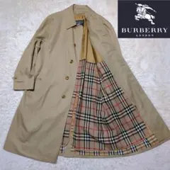 BURBERRY　ライナー付きステンカラーコート　L　ノバチェック　ベージュ