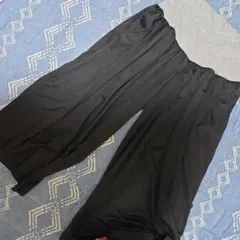 ガウチョパンツ L グレー/ブラック