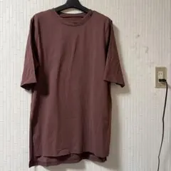 襟元変形5部袖チュニック