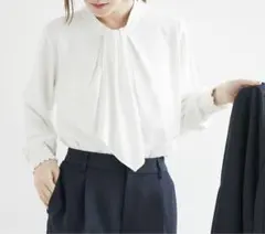 ROPE'PICNIC 【2WAY】ボウタイディテールブラウス