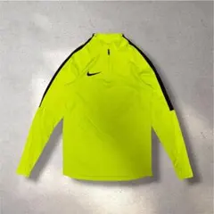Nike 蛍光イエロー ハーフジップジャージ　ピステ　ジャージのサムネイル