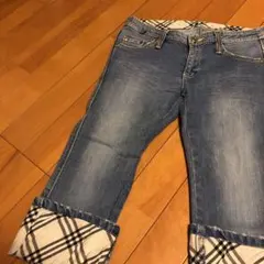 バーバリーブルーレーベル！七分丈デニム