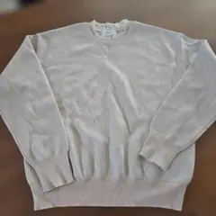 OPAQUE.CLIP ベージュラメニット長袖