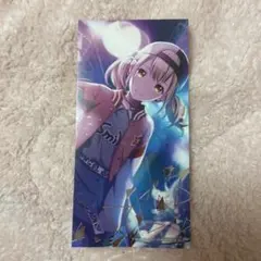 プロセカ アニメイト特典 箔押しイラストカード 小豆沢こはね