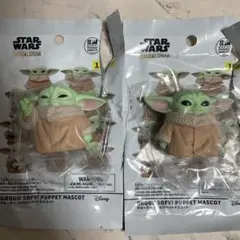 スターウォーズ マンダロリアン グローグー ソフビパペットマスコット 2種