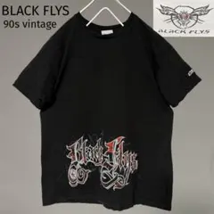 90s ビンテージ USA製 BLACK FLYS ブラックフライズ Tシャツ