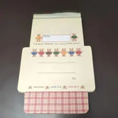 サンリオ くま ダイカットメモ