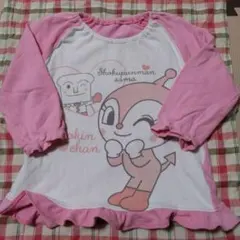 100 トップスのみ　ドキンちゃん長袖パジャマ