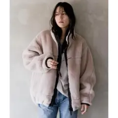 Chaos ボアブルゾン　スミクロ Chaos(カオス)のウールボアブルゾン通販 | mirabella（ミラベラ