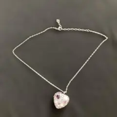 Swarovski ハート ネックレス