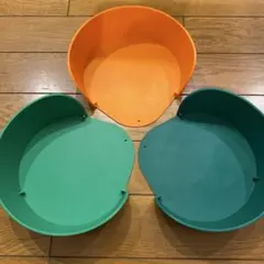 調理用ボウル 3点セット オレンジ グリーン　IKEAのサムネイル