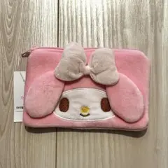 【人気】韓国ダイソー マイメロディ　マチなしポーチ