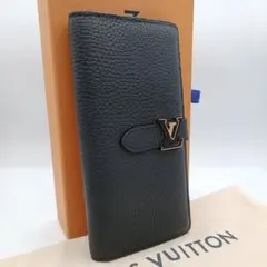 ルイヴィトン LV ヴェルティカル ウォレット カプシーヌ　トリヨン　ブラック
