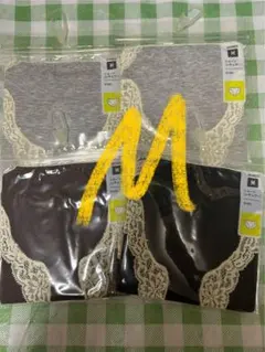 ユニクロ UNIQLOレースショーツ（レギュラー） M サイズ3色 4枚組