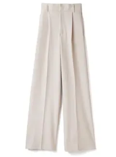 【ぽむ様専用】GRL センタープレスワイドタックロングパンツ　gm615