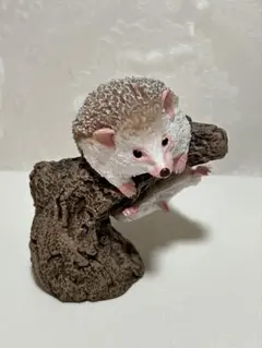 生き物大図鑑　指まきコレクション　ハリネズミ　台座セット