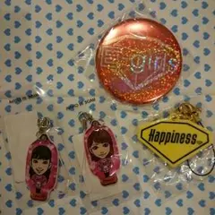 E-girls ストラップ 缶バッジ