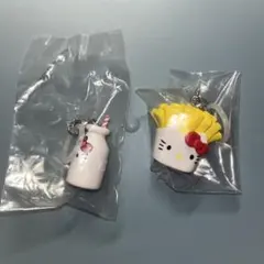 ハローキティ アメリカンデザイン めじるしアクセサリー ガチャ 2点セット