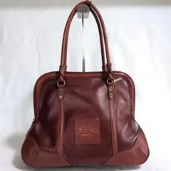 【美品】Dakota　トートバッグ　ヴィンテージ加工　アンティーク　ダークレッドのサムネイル