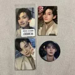 &TEAM jo ジョー 雪明かり缶バッチ、トレカセット