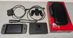 Nintendo Switch 本体 グレー 付属品あり