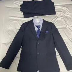 キッズ フォーマルスーツ ネイビー 160cm相当