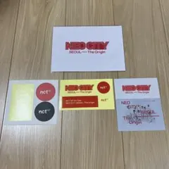NCT 127 The Origin ステッカー 3枚&メッセージカード 1点
