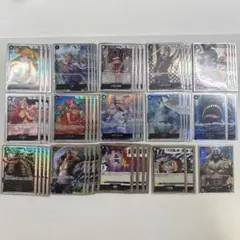 ワンピースカード黒ルッチデッキ構築！調整用パーツ有り！リーダーパラレル！
