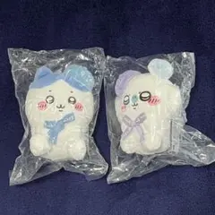 ちいかわ　東京みやげ　お座りぬいぐるみ　ハチワレ・モモンガ