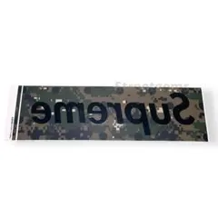 レア Supreme ステッカー モノグラム ブラウン ゴールド BOXロゴ