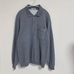 [美品](大きいサイズ)クロコダイル　トレーナー　グレー　コットン