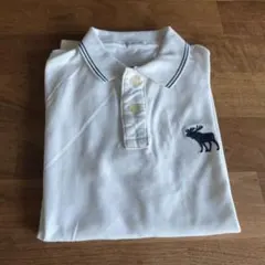 専用【新品未使用】Abercrombie & Fitch ホワイトポロシャツ M