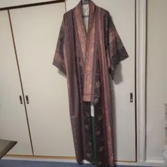 小紋 着物 花柄 ストライプ 幾何学模様