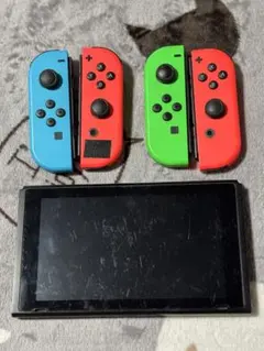 Nintendo Switch 本体 + ジョイコン4個　ジャンク品