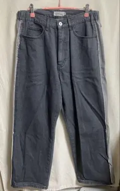 【niko and ...】サイドライン付きグレーのデニムパンツ　Mサイズ
