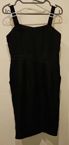 ブラック キャミソールワンピース