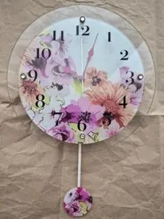 箱有り・美品】Francfranc 花柄 壁掛け時計 電波時計 - メルカリ