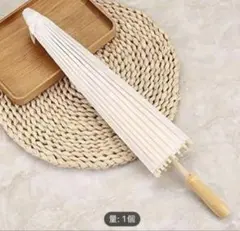 子ども用 和傘 60cm 白 七五三 初節句 和装 発表会 撮影小物 新品