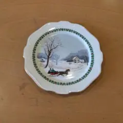 Noritake 絵皿 Christmas Memories（7291）【美品】