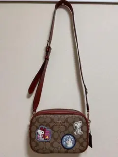 美品✨️コーチ カメラバッグ キースヘリングコラボ ワッペン PVC