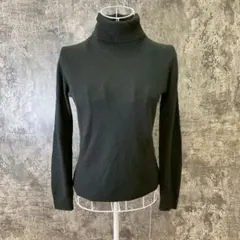 ✨UNIQLO✨ユニクロ♡ニット♡セーター♡タートルネック♡長袖♡ブラック(S)