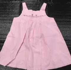 ファミリア　ピンクジャンバースカート（90）