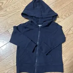 パーカー 上着 紺色 90cm