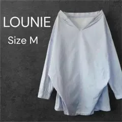 【LOUNIE】スキッパーシャツ コットンプルオーバー 綿100 サイズMのサムネイル
