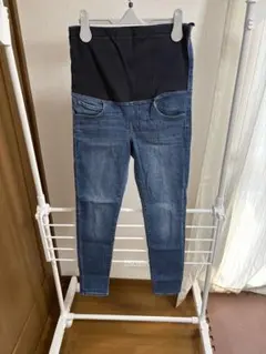 マタニティ デニム　スキニーパンツ