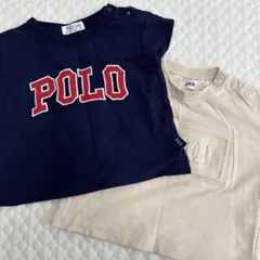 POLO ベビー EDWIN Tシャツ 2枚セット 80 男の子　保育園着
