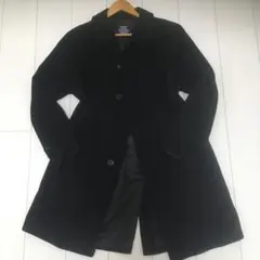 受験に最高の防寒具　NEW YORKER メンズ　高級　チェスターコート 黒