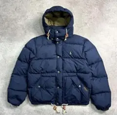 ポロラルフローレンダウンジャケット 2way ネイビー短丈M